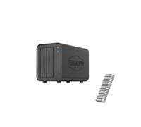 TERRAMASTER F2-425 NAS a 2 Alloggiamenti con D1 SSD NVMe da 10 Gbps, 4 GB di RAM, LAN 2,5 GbE, Server Multimediale per utenti Privati per l'archiviazione in Rete (Diskless)