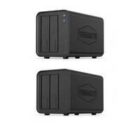 TERRAMASTER F2-425 NAS + D2-320 2 Bay Storage Esterno (Diskless) | 4K Transcoding, AI Photo Management, Multimedia-Server, USB 3.2 Gen 2 10Gbps, Hardware RAID 0/1/JBOD