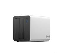 TERRAMASTER F2-425 Plus 2 Bay NAS Multimedia per Team(Diskless) | Intel N95 Quad-Core-CPU, 8 GB RAM DDR, 2 x 5 GbE LAN, 3 x M.2 NVMe, Multimedia-Server