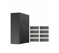 TERRAMASTER F8 SSD Plus NAS - 8Bay All SSD NAS Storage Core i3 8-Core 8-Thread CPU, 16GB DDR5 RAM, 10GbE Port, Palm-Sized Network Attached Storage Massime prestazioni per le aziende (senza disco)