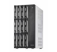 TERRAMASTER Memoria NAS T12-500 Pro - 12Bay Core i7 1255U 10 core 12 thread CPU, 16 GB DDR5 RAM, 2x 10GbE Port, Prestazioni enterprise (Diskless)