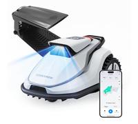 TerraMow Robot tosaerba senza cavo perimetrale, con IA e telecamere 3D, navigazione intelligente, base di ricarica flessibile