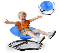 TERRAMUS Giostra per bambini, sedia girevole a 360°, sgabello girevole per allenamento, coordinazione fisica ed equilibrio, giocattolo per ragazzi e ragazze