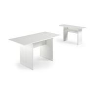 Terraneo Tavolo Consolle Estensibile, 75 x 120 x 35 cm (Cemento)