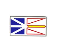 Terranova E Labrador (Canada) Distintivo di Bandiera Lapel Pin