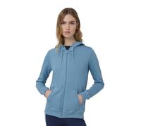 TERRANOVA Felpa Leggera Tinta Unita con Cappuccio, Coulisse e Zip da Donna Colore Blu Denim Taglia XL