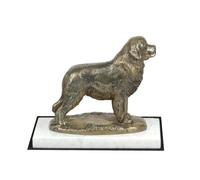 Terranova - figurina con un cane su marmo bianco Art Dog IT