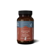 Terranova Health Enzimi digestivi e probiotici (50 capsule) - arricchiti con finocchio, zenzero e bardana