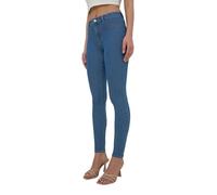 TERRANOVA Jeans Donna Jeggings Elasticizzati a Vita Alta, Aderenti Stile Denim Colore Blu Denim Medio Taglia 44