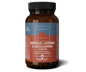 Terranova Mirtillo Luteina E Astaxantina Complex Integratore Vista 50 Capsule