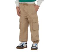 TERRANOVA Pantaloni Bambino Cargo in Cotone Popeline con Tasche Laterali Colore Beige Chiaro Taglia 8-9
