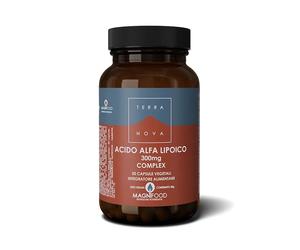 Terranova Supporti Specifici - Acido Alfa Lipoico 300mg Complex, 50 Capsule