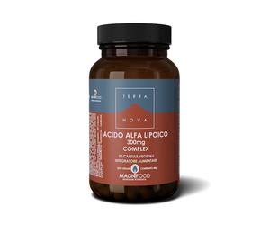 Terranova Supporti Specifici - Acido Alfa Lipoico 300mg Complex, 50 Capsule