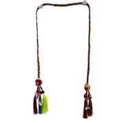 Terrapin Trading Etnico Hmong tribale perline paillettes colorato festival hippy collana 2