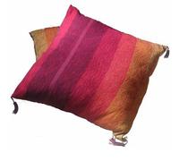 Terrapin Trading Ltd Copricuscino Morocchino Intrecciato Rosso Fair Trade Zip