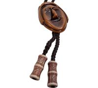 Terrapin Trading Ltd Korean Hahoe Tal Maschera Bolo Tie Cravatta Corda Marrone 1