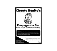 Terrapin Trading Ltd Soap Bar Propaganda Cheeto Benito Trumpian Arancione