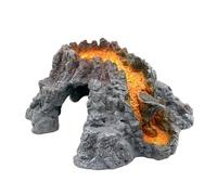 Terrari Crogiolarsi Piattaforma Riparo Fishtanks Rifugio Volcanics per Rettili