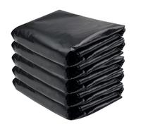 TERRARIDE 120 Litri Sacchi Neri Grandi, Resistenti Agli Strappi, Inodori, Riciclati, Resistenti, Ideali per la Raccolta Dei Rifiuti Residui dei Materiali Adatto per Cucina e Soggiorno 120L*50 pezzi