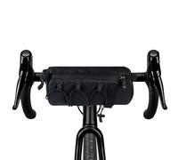 TERRARIDE Borsa da bicicletta Impermeabile, Borsa Bici da Manubrio, Borsello Anteriore per MTB Bicicletta, Grande Capacità 2,4L, con Corda Elastica, Installazione Facile, Accessori Bici