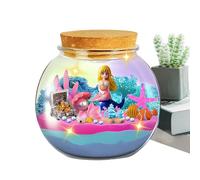 Terrario della a LED - World Underwater luminoso | Kit artigianale leggero notturno di telecomando per bambini con creature marine, giocattolo educativo creativo per ragazze, regalo di complean