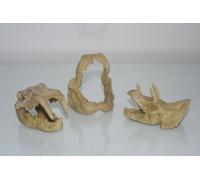 Terrario Dettagliato Mini Teschi 3 Diverse Disegni Misura Approx 7 X 5 X 3 CM 1