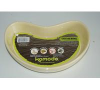 Terrario extra Large Rettile Forma di Fagiolo Piatto Cibo o Acqua 19 x 13 x 4 CM