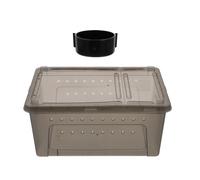 Terrario in Plastica Teca Per Rettili Reptile Cage Serbatoio Di Tartaruga