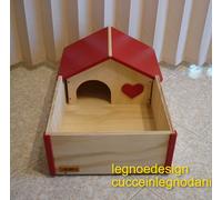TERRARIO PER TARTARUGHE TERRESTRI CON CASETTA REMOVIBILE CM 60x40x24h