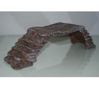Terrario Rettile Crogiolarsi Piattaforma Grande Volpati Marrone 36 x 11 x 10 CM