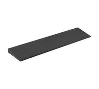Terrasoft Bordsteinrampe Gummi Leggero Rampe per Soglia 100x25x4,5cm Grigio