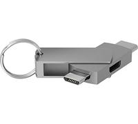Terratec 272989 cavo di interfaccia e adattatore USB Type-C 2 x Micro-USB Argento