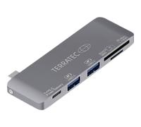 Terratec 283005 hub di interfaccia USB 3.0 (3.1 Gen 1) Type-C 5000 Mbit/s Grigio