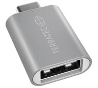 TERRATEC 251732 - Adattatore USB 3.1, connettore di tipo C > presa A, alluminio