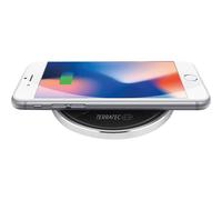 TerraTec ChargeAIR dot - Caricatore wireless da 10 W, compatibile con 11/11 Pro/11 Pro Max/XS Max/XR/XS/X/8/8+, Galaxy Note 10/S10e/S10/S9, AirPods - Alimentatore incluso