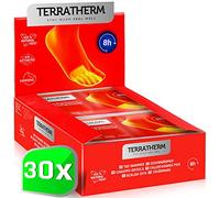TerraTherm Scaldapiedi - attivato dall’Aria - 8 Ore di Calore - 5, 10 o 30 Paia - scalda Piedi per Scarpe - scaldini Piedi Adesivi - 30 Paia
