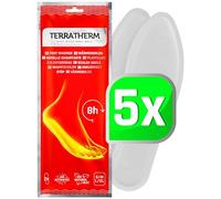 Terratherm Solette riscaldanti - attivato dall’aria - per 8 ore die calore per i piedi - 5, 10 o 30 paia - scaldapiedi per scarpe - suole riscaldanti con 100% calora naturale - 5 paia
