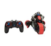 TerraTrax Moto Telecomandata 2.4GHz - Giocattolo Con 360° Rotazione e Alla Deriva, 8km/h Ad Alta Velocità, Batteria Ricaricabile, 40m Distanza Di Gioco