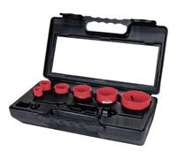 TERRAX A106340 - Juego de coronas perforadoras - Mantenimiento - Electricidad (8 piezas)