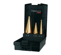 RUKO Set di punte a gradino HSS, rettificata in cassetta di plastica (ABS), superficie TIN Quantità:1