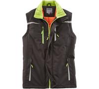 Terrax Workwear Gilet professionale Nero/Limette 3XL