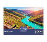 Terrazze della Valle del Douro portoghese Puzzle in Legno Impermeabile DIY Puzzles Da 1000 Pezzi Per Adulti Impossibili Giochi Di Impegnativi