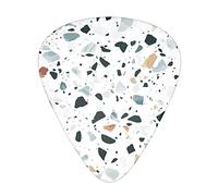 Terrazzo Marmo Pastello Chitarra Plettri Classici Triangolo Basso Acustico Ed Elettrica Plettri Per Chitarra Per Chitarra 12 Pezzi