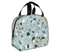 Terrazzo marmo pastello stampa pieghevole isolata pranzo pranzo pasti snack bevande ragazzi ragazze adolescenti picnic