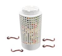 Terre Composter - Compostier da verme, Giardino di contenitori di Compost | Struttura robusta, Trattamento -Odor Basso | Riciclaggio Sostenibile, Soluzione Biologica per Letti di Prati