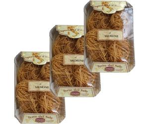 Terre del Sole - 3 pastelli "Linguine al Salmone", 250 g