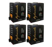 Terre di Lidia - Olio extravergine di oliva - 4 bag in box x 3L (12L) - scatola con rubinetto laterale - Filiera corta, Campagna 2024/25 - Varietà Ogliarola, Gusto Delicato - Produzione 100% italiana