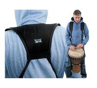 Terré Djembe Strap Back-Pack Black - Accessorio per tamburi da marcia