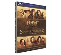 Terre du milieu - les 2 trilogies : le hobbit + le seigneur des anneau (Blu-ray)