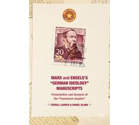 Terrell Carver Danie Marx and Engels's "German ideology" Manu (Copertina rigida)